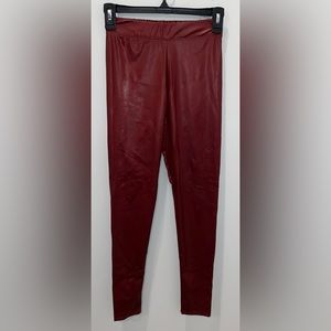 SHEIN Red Leggings Size S